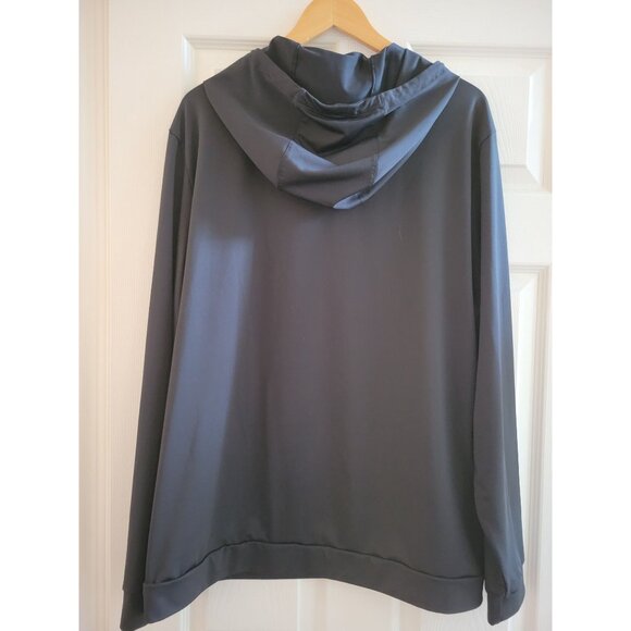 Rhone Mens Gray Essential hoodie size XL Performance Running moisture wicking - Picture 6 of 11